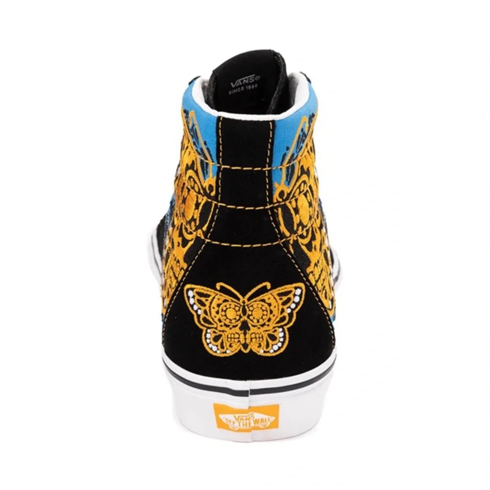 Vans Dia De Los Muertos Sk8-Hi Skate Shoe butterfly men size 6 women size 7.5 - Picture 3 of 14